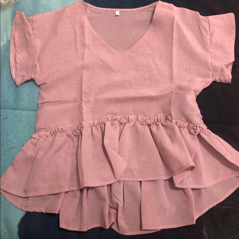 Pink blouse